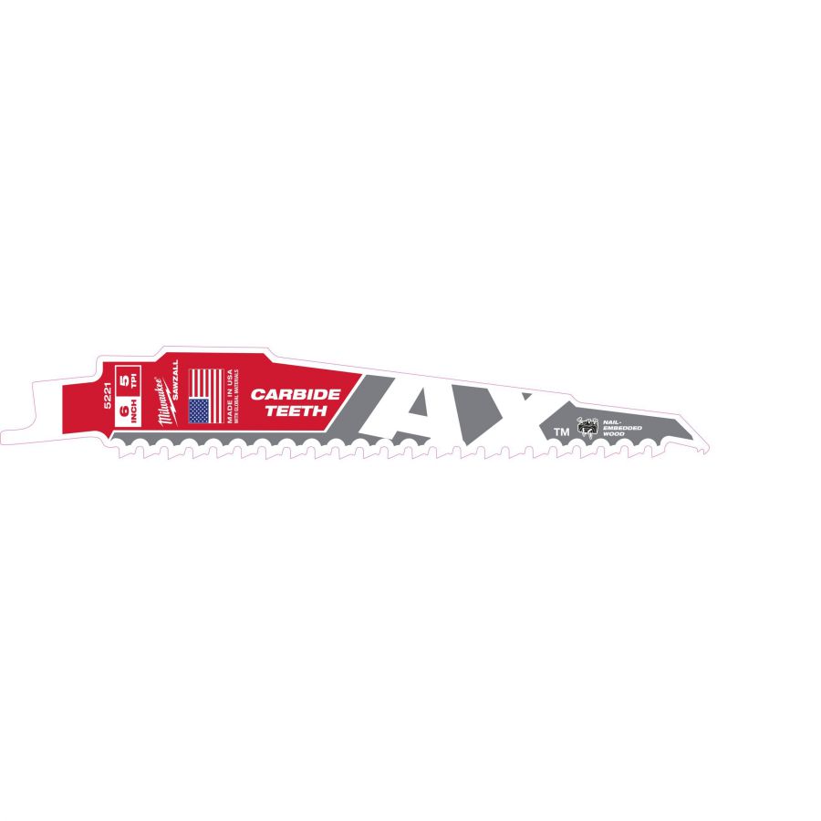 Säbelsägeblatt Demontage THE AX HM-bestückt 150 x 5 mm - 1 Stück